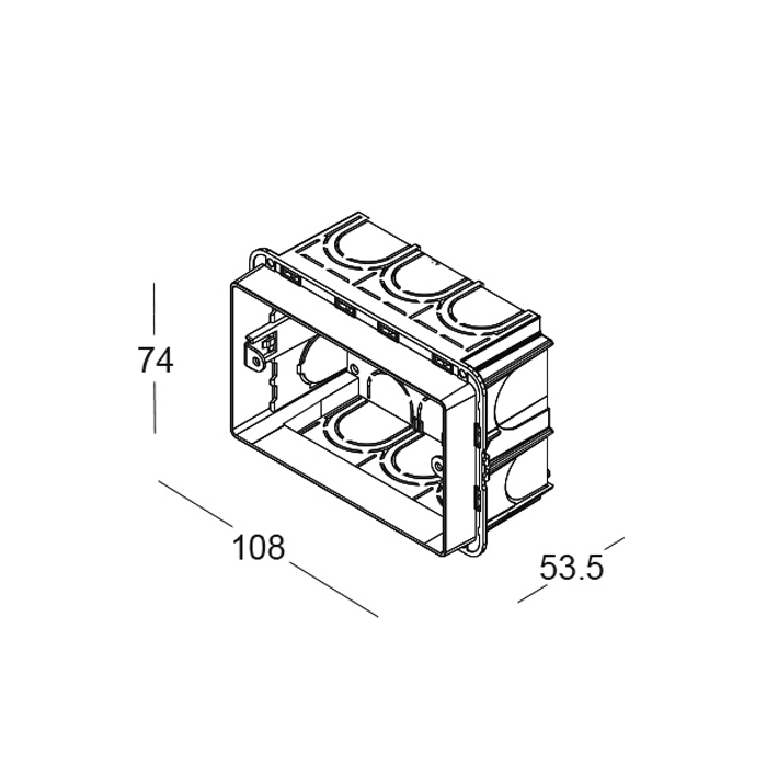D.BOX.035.XX - Box da incasso standard 503