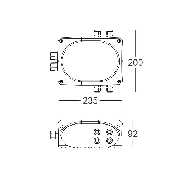 HUB.500.001.CA - Hub 500mA IP66<br>CASAMBI con driver 60W IP20